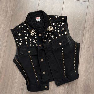 Vintage Studded Vest